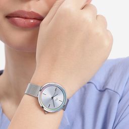 DressBerry Women Dial & Bracelet Style Straps Analogue Watch UT-A8626-BLU-DB-image-14