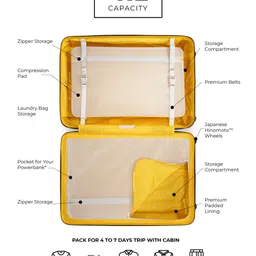 MOKOBARA Ocean Sunray Textured Hard-Sided Cabin Trolley Suitcase image 2