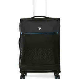 RONCATO CROSSLITE Black Color Nylon Material Soft 26" Medium Size Trolley-image-18