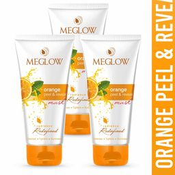 MEGLOW Set Of 3 Radiance Redefined Orange Tan Removal Peel Off Mask - 70 g Each-8