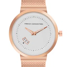 French Connection Men Water Resistance Bracelet Style Analogue Watch FC160RGM-image-40