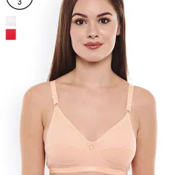 Bodycare Pack of 3 Assorted Everyday Bras E1517PEREW(BCD)-image-41
