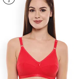 Bodycare Pack of 3 Solid Non-Wired Non Padded Everyday Bra E1517-11
