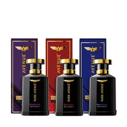 Park Avenue Men Set Of 3 Eau De Parfum - Euphoria + Conquer + Harmony - 100ml Each-50
