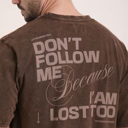 Difference of Opinion Typography Printed Oversized Cotton T-shirt-image-63