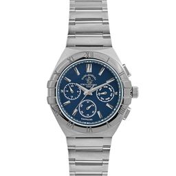SANTA BARBARA POLO & RACQUET CLUB Women Embellished Dial & SS Around Straps Analogue Watch-32