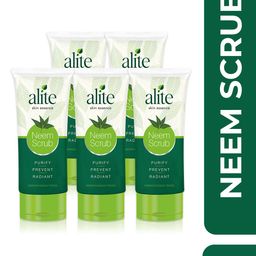 Alite Set Of 5 Neem Scrub With Cucumber & Aloe Vera Extract - 70 g Each-12