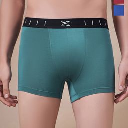 Masch Sports Pack Of 3 Antimicrobial Trunks TRK-3-SOL-EI-GRN-RED-ET-BLU-picture-24