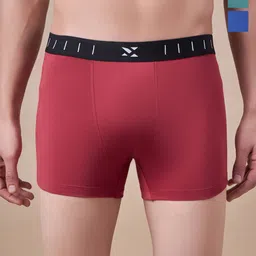 Masch Sports Pack Of 3 Antimicrobial Trunks TRK-3-SOL-EI-RED-ET-GRN-BLU-image-89