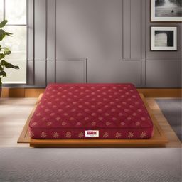 USHA SHRIRAM Maroon Orthopedic Quilted Single Size Mattress-image-82
