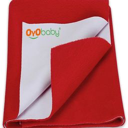 OyO Baby Red Waterproof & Baby Dry Sheet Polycotton Mattress Protector-image-96