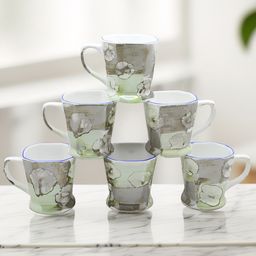 laghima jadon Multicoloured Printed Ceramic Glossy Mugs Set of Cups and Mugs-32