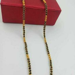 Womens Gold Plated 3Layer Manglasutra For Wedding & Occasion wear Jewellery Long Mangalsutra28Inch-image-76