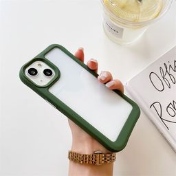Luxury Kase Acrylic Transparent Shock Proof Armor iPhone 15 Pro Max Back Case-image-82