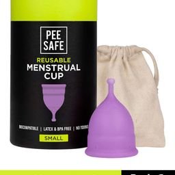 PEESAFE Reusable Menstrual Cup with 8-10 Hours Protection - Small-image-88