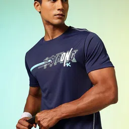 HRX by Hrithik Roshan Typography Print Training T-shirt-picture-10