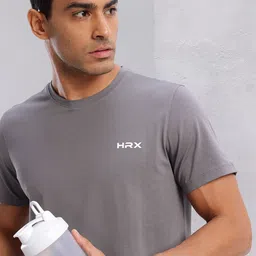 HRX by Hrithik Roshan Typography Printed Training T-shirt-image-15