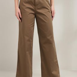 Xpose Women Comfort Straight Fit High-Rise Wide Leg Trousers-image-8