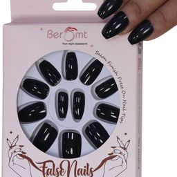 BEROMT Salon Finish Premium Glossy Press-On False Nail Tips Kit - Shade 384-10
