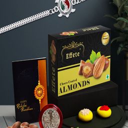 DeoDap Rakhi Combo for Brother with Rakhi, Roli Chawal, Coin & Greeting Card-2