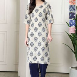 7Threads Women Pack of 6 Ethnic Motifs Printed Floral Kurta-image-46