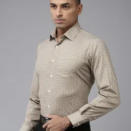 Van Heusen Pure Cotton Slim Fit Opaque Printed Formal Shirt-picture-33