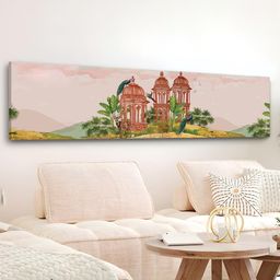 Art Street Red & Green 1 Piece Canvas Birds and Animals Wall Paintings-image-22