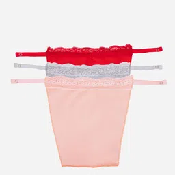 Finesse Miracle Cami Women Pack of 3 Clip-on Mock Camisoles-image-98
