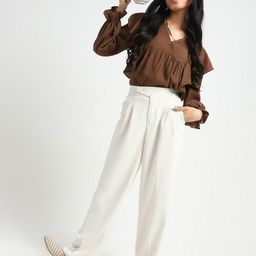 StyleCast X SERA Women Smart High-Rise Pleated Korean Pants-image-96