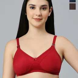 True Shape Pack Of 3 Anti Microbial Full Coverage Maternity Bra-picture-8