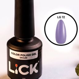 LICK UV/LED Long Lasting Gel Nail Polish - 15 ml - Lavender - LG 72-12