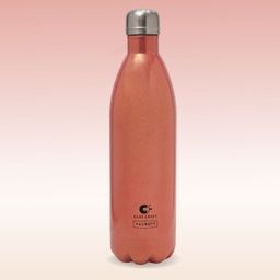 CLAY CRAFT Orange & Silver Toned Stainless Steel Double Wall Vacuum Water Bottle 1L-image-64
