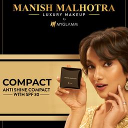 MyGlamm Manish Malhotra Beauty Skin Awakening Compact SPF30 9g - Warm Creme-54