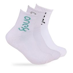 One8 Men Pack Of 3 Above Ankle-Length Semi-Cushioned Cotton Socks-51
