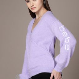 bebe Women Brighter Basics Pullover with Embroidered Detail-picture-28