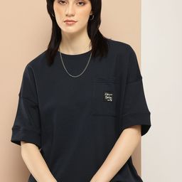 Difference of Opinion Women Oversized Drop Shoulder Ultra Soft Drapey Cotton T-Shirt-image-96