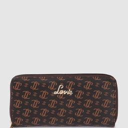 Lavie Women Brand Logo Printed Sacy Zip Around Wallet-18