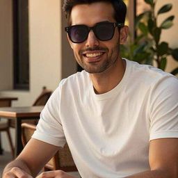 Vincent Chase Unisex Round Sunglasses with Polarised and UV Protected Lens-99