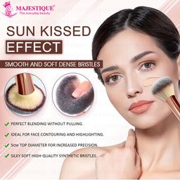 MAJESTIQUE The Everyday Beauty FC104 Foundation Face Brush - Red-picture-32