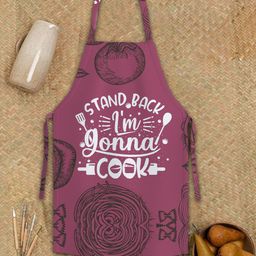Steve & Anderson Pride Wine-Color & White Printed Pure Cotton Kitchen Apron-9
