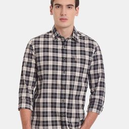 U.S. Polo Assn. Denim Co. Men Tartan Checked Casual Pure Cotton Shirt-image-84