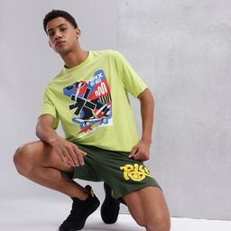 HRX by Hrithik Roshan Men Typography Print Lifestyle Shorts-image-28