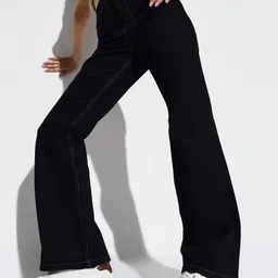 SHOWOFF Women Cotton Comfort Bootcut Stretchable Clean Look Mid-Rise Jeans-image-29