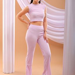Freehand by The Indian Garage Co Round Neck Sleeveless Top & Trousers-picture-53