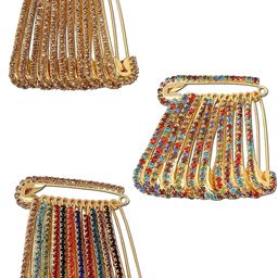 VAMA Set Of 3 Artificial Stones Studded Saree Clip Saree Accessories-image-97