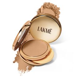 Lakme 9to5 Unreal Dual Cover Pressed Powder,  2 In 1 Compact + Foundation, 20 Nude,9g-4