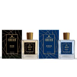 OSCAR Forever Set Of 2 Aqua & Oud Luxury Long Lasting Eau De Perfume - 100ml Each-32