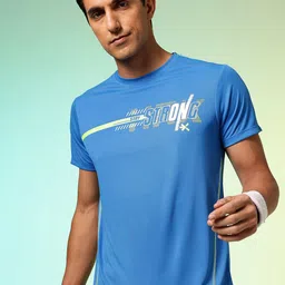 HRX by Hrithik Roshan Typography Print Training T-shirt-picture-19
