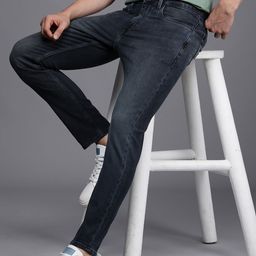 Louis Philippe Jeans Men Blue Smart Fit Low-Rise Light Fade Stretchable Jeans-image-73