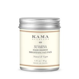 KAMA AYURVEDA Sustainable Suvarna Haldi Chandan Brightening Face Pack 40 g-50
